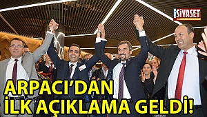 ARPACI’DAN İLK AÇIKLAMA!
