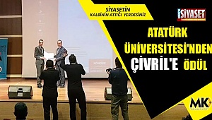 Atatürk Üniversitesi'nden Çivril'e ödül