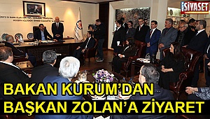 Bakan Kurum'dan Başkan Zolan'a ziyaret
