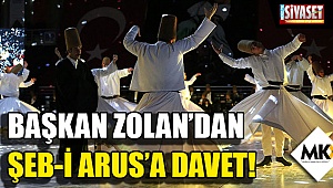 Başkan Zolan'dan Şeb-i Arus'a davet