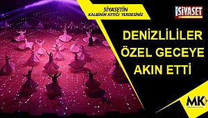 Denizlililer özel geceye akın etti