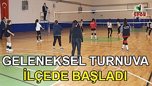 Geleneksel turnuva ilçede başladı
