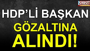 HDP’li Başkan gözaltına alındı