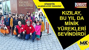 Kızılay, bu yıl da minik yürekleri sevindirdi