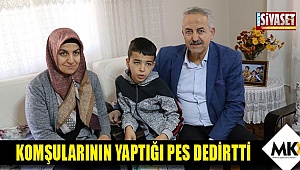 Komşularının yaptığı pes dedirtti