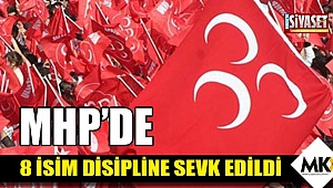 MHP'de 8 isim disipline sevk edildi