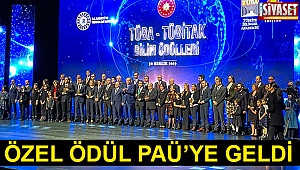 Özel ödül PAÜ’ye geldi 