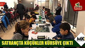 Satrançta küçükler kürsüye çıktı 