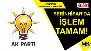 Serinhisar’da işlem tamam 