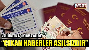 Valilikten açıklama geldi