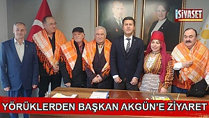 Yörüklerden Başkan Akgün’e ziyaret