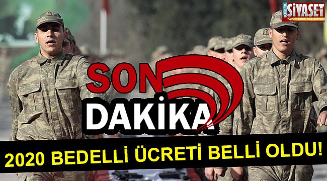 2020 bedelli ücreti belli oldu!