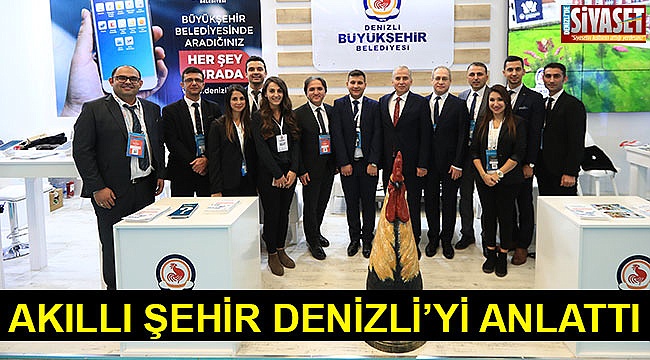 Akıllı şehir Denizli’yi anlattı