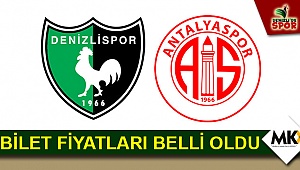 Bilet fiyatları belli oldu