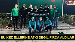 Bu kez ellerine ATKI değil FIRÇA aldılar