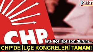 CHP’de ilçe kongreleri tamamlandı
