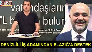 Denizlili İş Adamından Elazığ’a destek