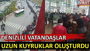 Denizlili vatandaşlar akın etti