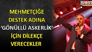 Gönüllü asker olmak için dilekçe verecekler