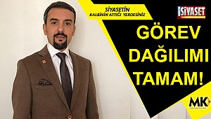 Görev dağılımı tamam!