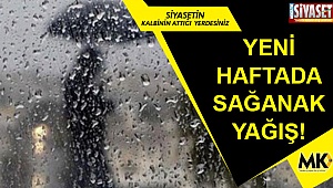 Haftaya yağışla başlayacağız!