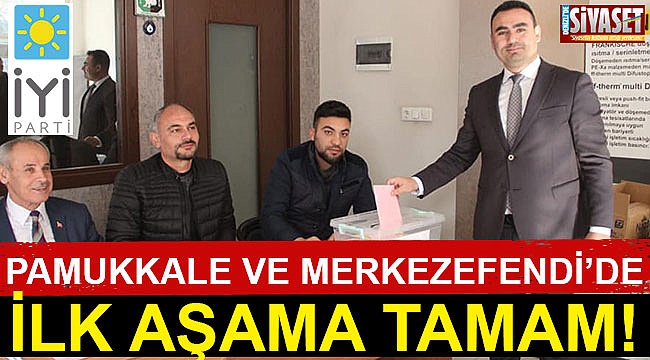 İlk aşama tamam!