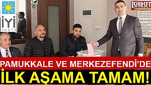 İlk aşama tamam!