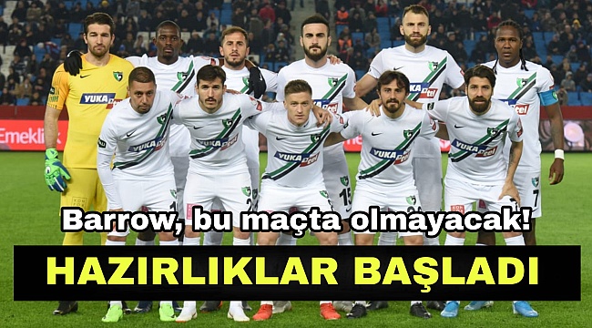 KARŞILAŞMANIN HAZIRLIKLARI BAŞLADI