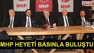 MHP heyeti basınla buluştu