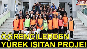 Öğrencilerden yürek ısıtan proje!