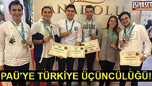 PAÜ’ye Türkiye üçüncülüğü!