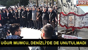 Uğur Mumcu, Denizli’de de unutulmadı