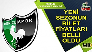 Yeni Sezonun Bilet Fiyatları Belli Oldu