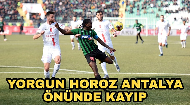 Yorgun Horoz Antalya önünde kayıp