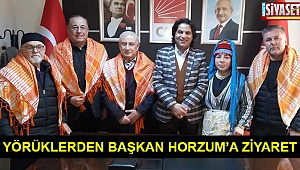Yörüklerden Başkan Horzum’a ziyaret