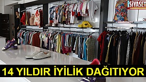 14 yıldır iyilik dağıtıyor