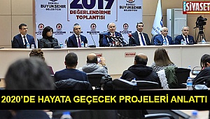 2020'de hayata geçecek projeleri anlattı