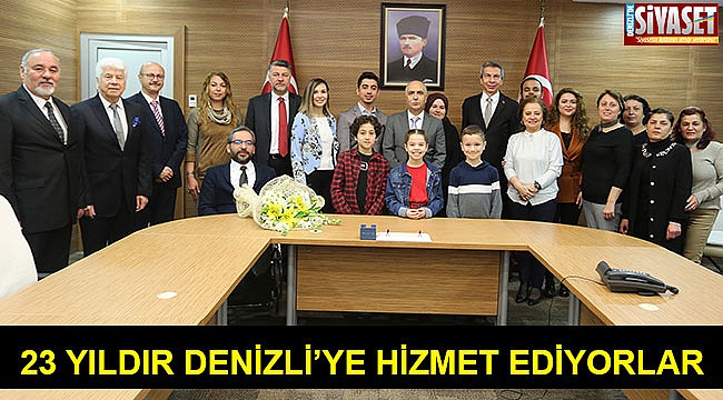 23 yıldır Denizli'ye hizmet ediyor