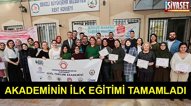 Akademinin ilk eğitimi tamamladı