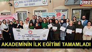 Akademinin ilk eğitimi tamamladı