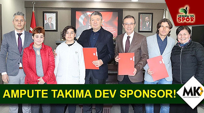 Ampute takıma dev sponsor