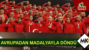 Avrupa'dan madalyayla döndü