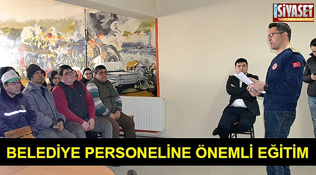 Belediye personeline önemli eğitim