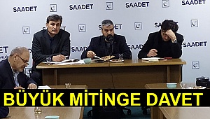 Büyük mitinge davet