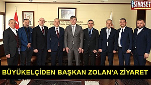 Büyükelçiden Başkan Zolan’a ziyaret