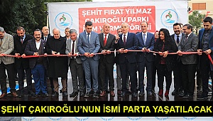 Çakıroğlu'nun ismi parkta yaşatılacak