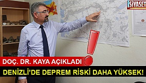 Denizli’de deprem riski daha fazla