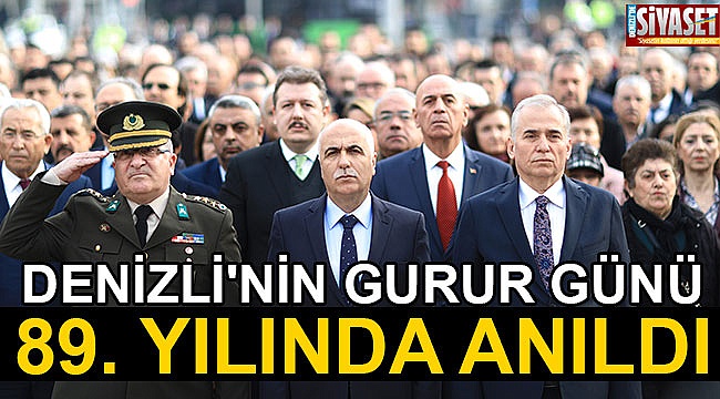 Denizli’nin gurur günü 89. yılında anıldı