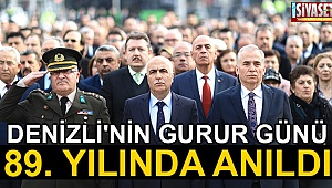 Denizli’nin gurur günü 89. yılında anıldı