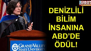 Denizlili bilim insanına ödül!